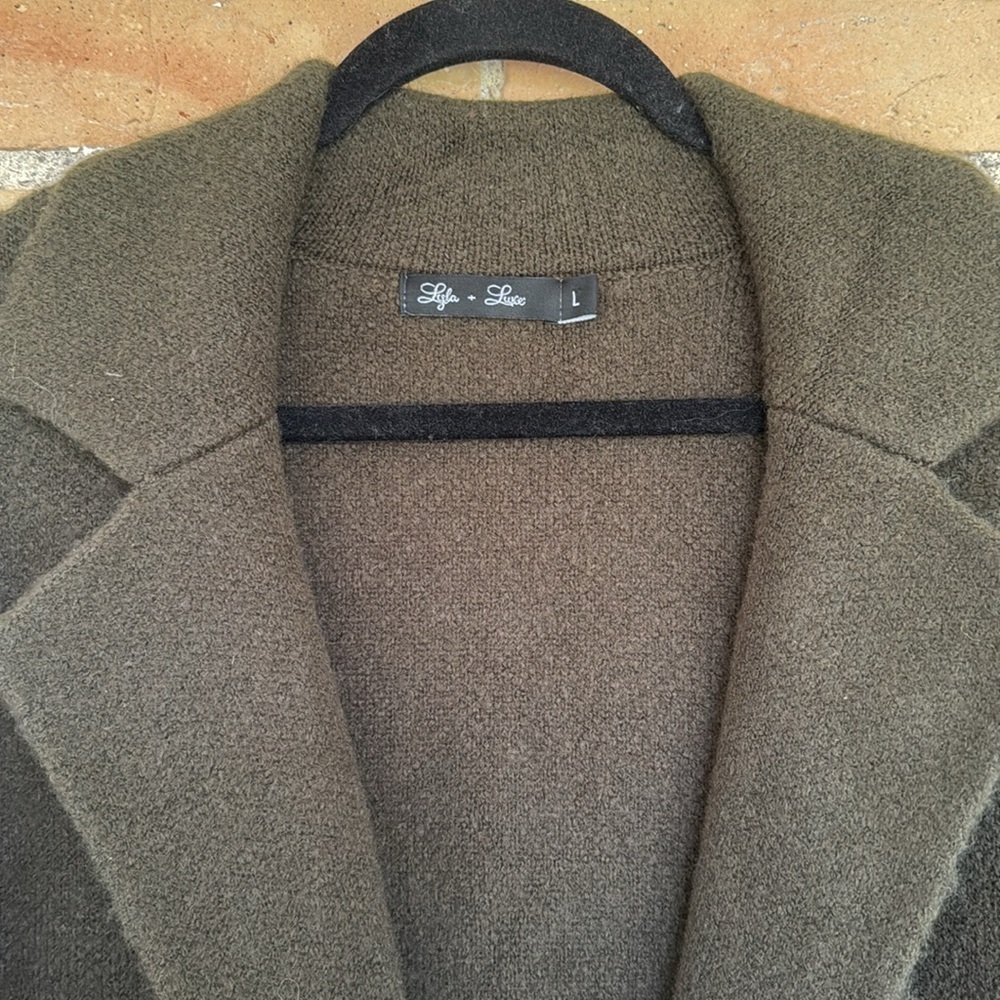 Lyla & Luxe Fiona Long Knit Cardigan Coat - Picture 2 of 4